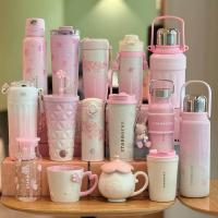 ราคา Pre-Order✨ ของแท้ Starbucks Cherry Blossom Cup 2025 Cherry Blossom Spring Bloom สีชมพูแก้วเซรามิคมูลค่าสูงสแตนเลสฟางถ้วยน้ําของขวัญ (40957738503)