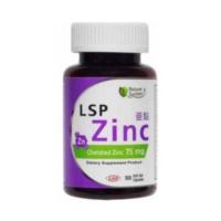ราคา LSP Zinc Chelated Zinc 75 mg ซิงค์ คีเลต เสริมสร้างภูมิต้านทาน รักษาสิว ขนาด 100 เม็ด 20146 (10743767277)
