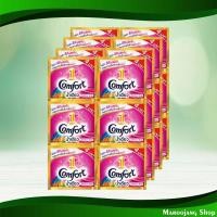ราคา น้ำยาปรับผ้านุ่ม สูตรเข้มข้น สีชมพู คอมฟอร์ท อัลตร้าน้ำเดียว 18 มล. (แพ็ค24ซอง) Fabric Softener Concentrated Formula Pin (16491587180)