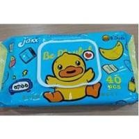 ราคา ทิชชู่เปียกเป็ด Jaxx ❤️❤️ Jaxx B.Duck ❤️❤️ขนาด 40 แผ่นพร้อมฝาปิด โฉมใหม่ (21223978305)