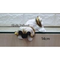 ราคา รูปปั้นแสดงสุนัขปักกิ่งพร้อมขอบสุนัขจิกจิ๋ว (43120789336)