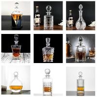 ราคา สไตล์ยุโรปแก้วคริสตัลขวดวิสกี้ขวดไวน์ตะวันตกขวดเหล้าสร้างสรรค์เหยือกไวน์แดงขวดไวน์ชุดไวน์ตกแต่งชุดไวน์ (44475159586)