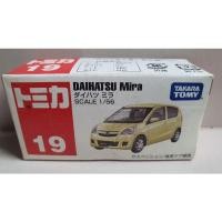 ราคา โมเดลรถเหล็ก Tomica #19 Daihatsu Mira (กล่องสินค้าเก่าเนื่องจากการวางขาย มีชีลพลาสติก ของแท้100%) (22787580672)