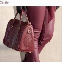 ราคา กระเป๋าถือเดินทาง คาร์เทียร์( Cartier Boston Bag )แท้ 100% (7337055425)