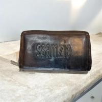 ราคา กระเป๋าสตางค์ Ssamzie หนังแท้วินเทจ มือสองนำเข้า (27663527338)