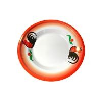 ราคา จาน จานเคลือบลายไก่ จานเคลือบ GSF จานสังกะสี ขนาด8.7นิ้ว (26530909010)