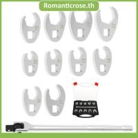 ราคา 11 ชิ้น Crowfoot Flare Nut ประแจเหล็กคาร์บอนสูง 3/8 นิ้วไดรฟ์ Crowfoot ประแจชุด SHOPSKC2389 (47601294161)