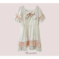 ราคา Khunyinglakพร้อมส่งCupcakeDressเดรสสไตล์คุณหนูสุดน่ารักแบรนด์MAYA ไซส์XL (23230353538)