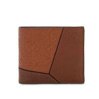 ราคา Used Loewe Brown Spliced Leather Eight Card Short Clip (43314194517)