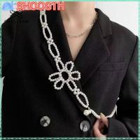 ราคา โชอ็อกธ ดอกไม้มุกเข็มขัด,สีขาวมุกดอกไม้โซ่เข็มขัด,แฟชั่นเข็มขัดตกแต่งสายรัดชุดสายรัดเอวสุภาพสตรี (50100901569)