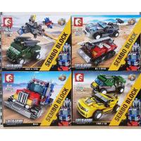 ราคา ตัวต่อเลโก้ SEMBO 103225 - 105228 ชุดเลโก้ ทรานฟอร์เมอร์ 4 แบบ มี 4 กล่องในเซต มาใหม่ (4319995968)