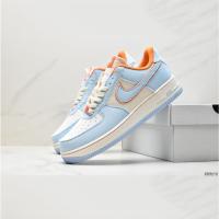 ราคา Nike Air Force 1 low blue white low top รองเท้าบอร์ดกีฬาลําลองอเนกประสงค์ (40126440428)