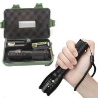 ราคา ไฟฉายแรงสูง T6 (Box Set) ไฟฉาย แรงสูง ซูมได้ พร้อมอุปกรณ์ครบชุด (3243076268)