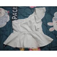 ราคา เสื้อปาดไหล่ข้างเดียวสีขาว เซ็กซี่ (26540884809)