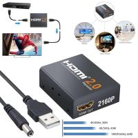 ราคา 1080P HDMI Repeater Box Extender Booster อุปกรณ์เพิ่มระยะสัญญาณ HDMI ให้ต่อกันได้ยาวถึง 60เมตร (7361266761)