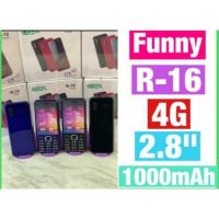 ราคา โทรศัพท์มือถือปุ่มกดQrea Funny R-16 2ซิม จอใหญ่ ตัวหนังสือใหญ่ ปุ่มใหญ่กดง่าย แบตทน เครื่องศูนย์แท้ประกัน1ปี รองรับ3G,4G (4058760166)