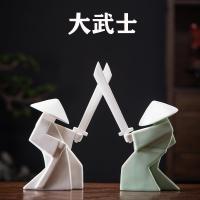 ราคา สร้างสรรค์ใหม่จีนเซรามิกที่ดีซามูไรฮีโร่สก์ท็อปตกแต่งบ้านแสงหรูหราในร่มห้องนั่งเล่นตกแต่งนุ่ม (54401956948)