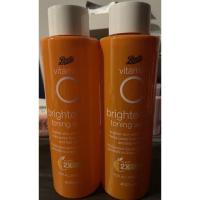 ราคา บู๊ทส์ วิตามิน ซี ไบรท์เทนนิ่ง โทนนิ่ง วอเตอร์ 400 มิลลิลิตร Boots vitamin C brightening toning water 400ml (17080987974)