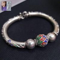 ราคา สร้อยข้อมือลงยา เงินแท้ (20191651262)