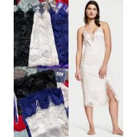 ราคา (ของแท้) Victoria's secret lace inset midi slip dress เดรสยาว ขอบลูกไม้ ผ้าซาติน มี 3 สี (27029363601)