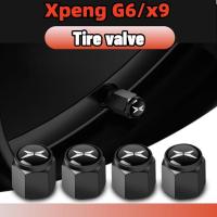 ราคา Xpeng g6/x9 ฝาครอบวาล์วรถยนต์ จุกปิดลมยาง กันขโมย 4 ชิ้น สีเงิน/สีดํา accessories (27863608890)