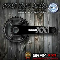 ราคา ล่าสุด SRAM XX1 จักรยาน Crank สติกเกอร์รูปลอก / SRAM XX1 จักรยาน Crank Decal สติกเกอร์ (29765221514)
