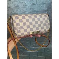 ราคา LV Favorite PM Damier Azer LV ลายดามิเย่ คาวไฮต์หนังแท้ #งานลุ้นตู้ญี่ปุ่นเกาหลี (25809019510)