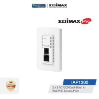 ราคา EDIMAX (IAP1200) 2x2 AC1200 Dual-Band In-Wall PoE Access Point (7758194148)