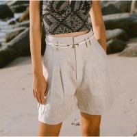 ราคา New in pack Mitr Oyster Linen Shorts size s (22414583284)