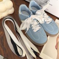 ราคา โพลีเอสเตอร์ริบบิ้น Laces Shoelace - เชือกผูกรองเท้าแฟชั่น - เชือกรองเท้าผ้าใบกีฬา - เกาหลี DIY รองเท้าผ้าใบ Latchet - อุปกรณ์รองเท้า - ผู้หญิง Dressing (27577948060)