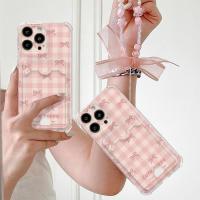 ราคา แฟชั่นสีชมพูตาราง Bowknot สร้อยข้อมือเคสโทรศัพท์สําหรับ Huawei P30 Pro / Huawei Y6P Y7A / Y9 2019 / Y9 Prime 2019 ช่องเสียบการ์ดที่มีประโยชน์ TPU ฝาหลัง (26185809501)