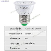ราคา ✴E27 โคมไฟปลูกต้นไม้ หลอดไฟปลูกต้นไม้ led grow light full spectrum ไฟส่องต้นไม้ ไฟปลูกพืช ไฟเลี้ยงต้นไม้ เต้นปลูกต้นไม้ (9063152714)