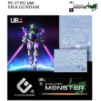 ราคา ดีคอลน้ำ [MONSTER EVO] PG 17 PG 1/60 Exia GUNDAM Water Decal FLUORESCENT เรืองแสงในแสงแบลค์ไลค์ PG17 (7239408734)