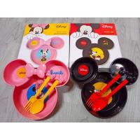 ราคา พร้อมส่ง!! ชุดจานลายมิคกี้ มินนี่ ของพรีเมี่ยม(เซเว่น) (12861374614)
