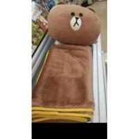 ราคา หมอนผ้าห่มบราวน์ สามารถสอดมือได้ ของใหม่ (5967557201)