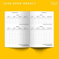 ราคา CASH BOOK - weekly - สมุดบันทึกรายรับรายจ่าย รายสัปดาห์ (12188863863)