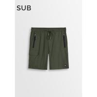 ราคา SUB Men ทอสั้น Jogger - สีเขียวทหาร - 410054 / Seluar Pendek Lelaki - สีเขียวทหาร (41605832591)