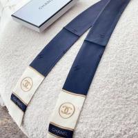 ราคา CHANEL2560 ผ้าพันคอผ้าไหมที่คาดผมผู้หญิง Simple All-Match ผ้าพันคอ (57852060104)