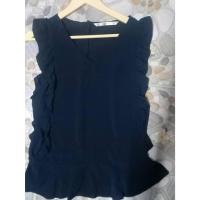 ราคา Aถ357(ถฟขตกข )#เสื้องานผ้าชีฟองแต่งกระดุมหลังแต่งชายระบายที่แขนแต่งกระดุมหลังและกระดุมหน้างานป้าย zara รอบอก:34" รอบเอว: (25753055202)