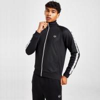 ราคา FredPerry Taped Track Jackets Zippered Mens Casual Tops เสื้อแจ็คเก็ตแขนยาวปักลายมีสไตล์ (27887393499)