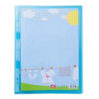 ราคา แฟ้มโชว์พลาสติก A4 ฟลามิงโก้ รุ่น 9085A สีฟ้า (17420285309)