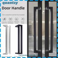 ราคา มือจับประตู QUANTZY ทั้งสองด้าน ที่จับความหนาความยาว 60 ซม. สแตนเลสทนต่อการสึกหรอ มือจับประตูกระจกกันสนิม ประตูไม้ ประตูโลหะ (48152116841)