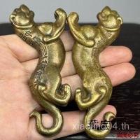 ราคา ของตกแต่งทองแดงโบราณที่แกะสลักอย่างประณีต เครื่องรางทหารโบราณ เครื่องรางเสือทองแดงโบราณ คู่เครื่องรางเสือทองแดงโบราณ สินค้าใหม่ (27635286246)