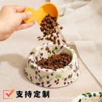 ราคา CC สไตล์เดียวกันหมึกสาดแมวสุนัขชามอาหารสัตว์เลี้ยงน้ําดื่มชามข้าวคอป้องกันป้องกันป้องกันการพลิกคว่ําไม่มีคางสีดําชามอาหารสุนัขแมว (45052378679)