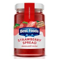 ราคา เบสท์ฟู้ดส์แยมสตรอเบอร์รี่ 340กรัม Best Foods Strawberry Jam 340g. ✨ 8850144226574 pantry-and-ingredients/preserve (56500493706)