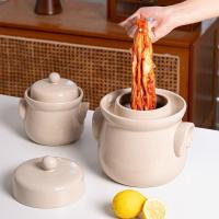 ราคา ขวดดองเซรามิกหูคู่ห้องครัวในครัวเรือนที่มีฝาปิดขวดลาดน้ํามันพริกทนอุณหภูมิสูงขิง ยัน โถดอง20251029 (46300363414)