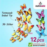 ราคา 3D สติ๊กเกอร์ติดผนังผีเสื้อ 3D ตกแต่งผนัง 3D นูนสติ๊กเกอร์ติดผนังผีเสื้อ H023 (29067275533)