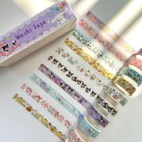 ราคา Sanrio Washi Tape Roll Packing Handbook Stickers Cartoon Cute Kuromi Handbook Material สติ๊กเกอร์ตกแต่ง20251125 (48852060194)