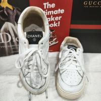 ราคา (ตำหนิ)รองเท้า Chanel งานมือสองงานตู้ญี่ปุ่น Sz36/23cm (43668671086)