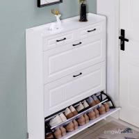 ราคา ประตู การถ่ายโอนข้อมูล ตู้รองเท้าบางเฉียบประหยัดครัวเรือนที่เรียบง่าย17เซนติเมตรที่ทันสมัยแคบตู้เก็บมัลติฟังก์ชั่ชั้นวางรองเท้าขนาดเล็ก ซิกยู (50302411672)